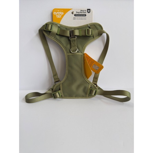 EveryYay Other - EveryYay Medium Step-In Dog Harness Olive Green Adjustable Front D-Ring